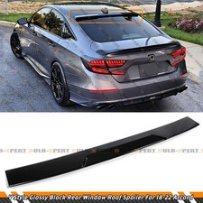 For 18-2022 Honda Accord Ex Lx Sport Glossy Black Rear Window Roof Spoiler Visor For 18-2022 Honda Accord Ex Lx Sport Glossy Black Rear Window Roof Spoiler Visor