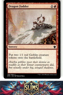 Magic the Gathering MTG Dragons of Tarkir Dragon Fodder #135 Buy 2 Get 1