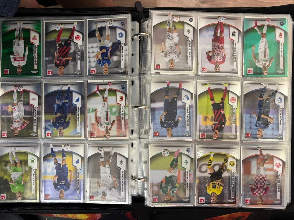 Lote de colección de carpetas de tarjetas de fútbol ¡carpeta sin rellenar! ¡LEER DESCRIPCIÓN! Foto 2 de 4