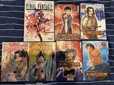 7x Manga Konvult Kingdom Samurai Final Fantasy Sehr Guter Zustand Deutsch