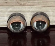 Margon  Sleep  Eyes 14mm Blue Vinyl Doll Eyes Replacement Repair Fix B84