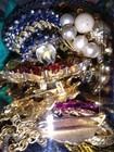 Jar Of Broken Jewelry Matching Earrings And Brooches And Much More — photo 9