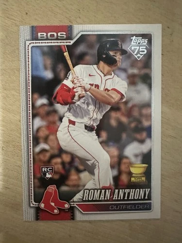 Roman Anthony 2025 Topps Series 1 RC #189 Boston Red Sox Rookie Card