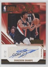2023-24 Panini Contenders NBA Ink Bronze 22/25 Shaedon Sharpe #NI-SSP Auto 00ba