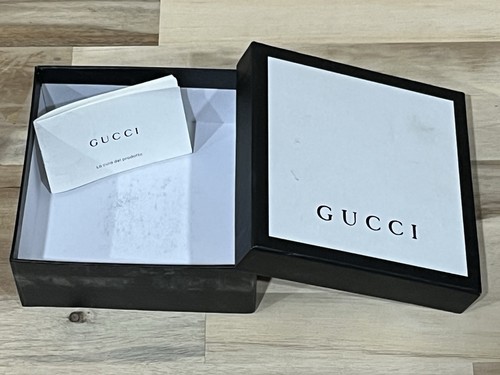 Authentic Gucci Green Gift Box Lot Of 3 (10”x10”x.75” & 10”x10”x2”) + Black Box - Picture 11 of 12