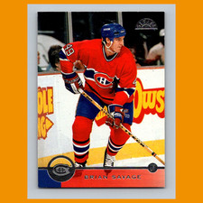 Brian Savage #111 1996-97 Leaf Montreal Canadiens Hockey Card NHL
