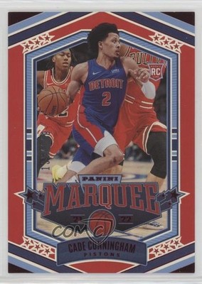2021-22 Panini Chronicles Marquee Red 135/149 Cade Cunningham #367 Rookie RC 0c3