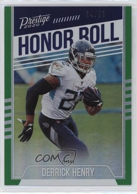 2020 Panini Prestige Honor Roll Xtra Points Green 34/99 Derrick Henry 1lj1