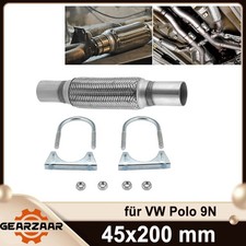 Flexrohr für VW Polo 9N 1.2 1.4 Montage 45 x 200 / 320 mm ohne Schweißen