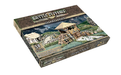 Fantasy Terrain Guard Post - D&D DND Town Village Tower Scenery