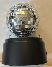 Mini LED Mirror Disco Ball Silver Glitter Ball DJ Dance Parties   