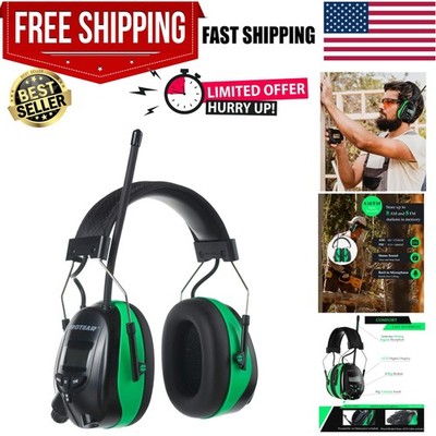 Professional Hearing Protection Headphones with AM/FM Radio - 30dB SNR Rating