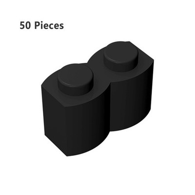 30136 Palisade Brick 1X2 Black Bricks 50x Bricks, Pieces & Parts 100% Compatible