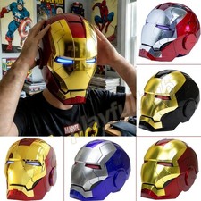 AUTOKING 1:1 Wearable JARVIS Voice Control Cosplay Iron Man MK5 Helmet Mask Gift