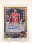 CHRISTIAN ANDERSON 2025-26 BOWMAN CHROME GOLD GEOMETRIC 1ST AUTO /50 Q5300