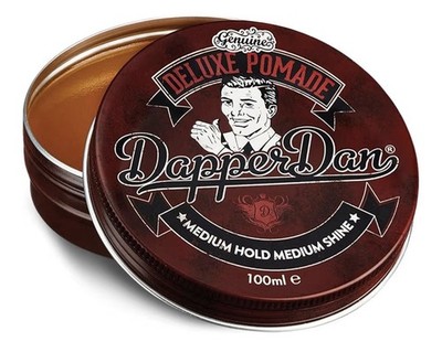 Deluxe Pomade By Dapper Dan, Medium Hold & Shine, No Greasiness Or Flaking