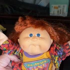 Cabbage Patch Kid Designer Line Doll ~ Girl w/  Red Hair & Blue Eyes HTF Perfect
