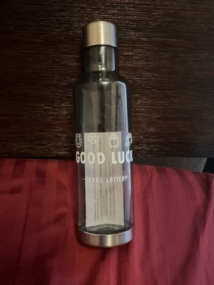 Texas Lottery Good Luck Water Bottle New