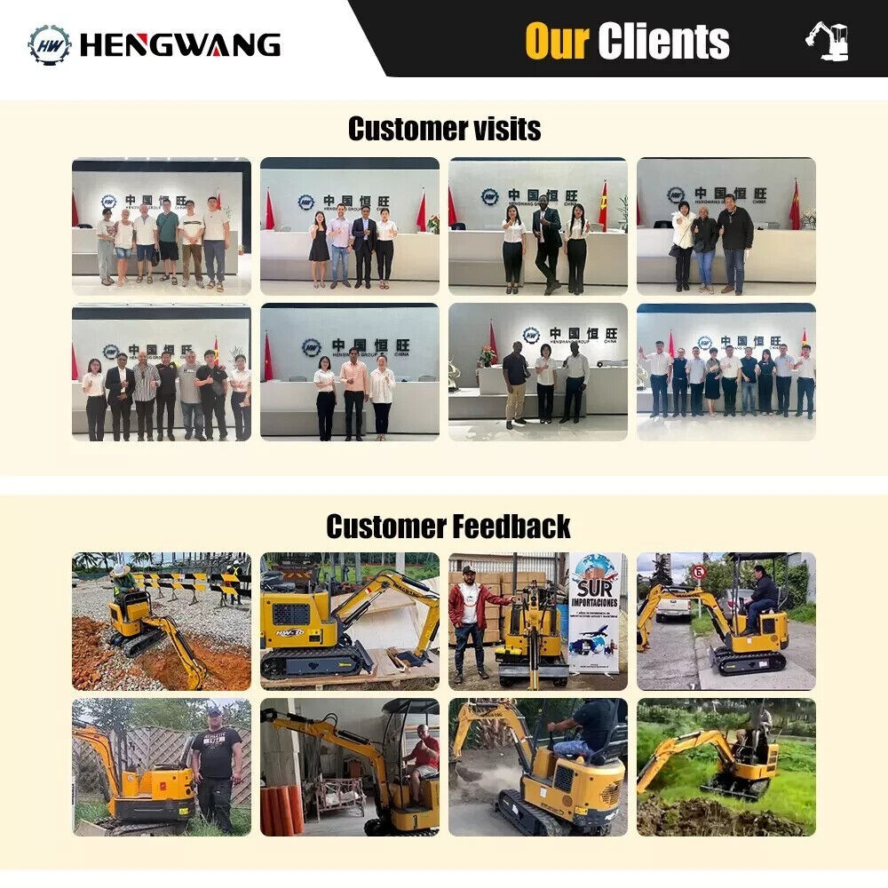 Mini Excavator With Chassis Extension And Boom Swing 15HP Free Shipping