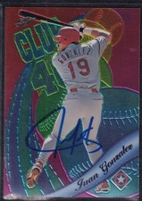 Juan Gonzalez 2x AL MVP, 434 HR 1995 1999 Topps Chrome SIGNED AUTOGRAPH CARD