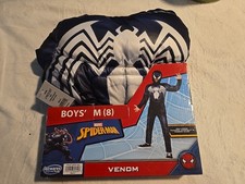 Jazwares VENOM SPIDER-MAN Marvel Boys Costume W Jumpsuit Mask-Size-M 8