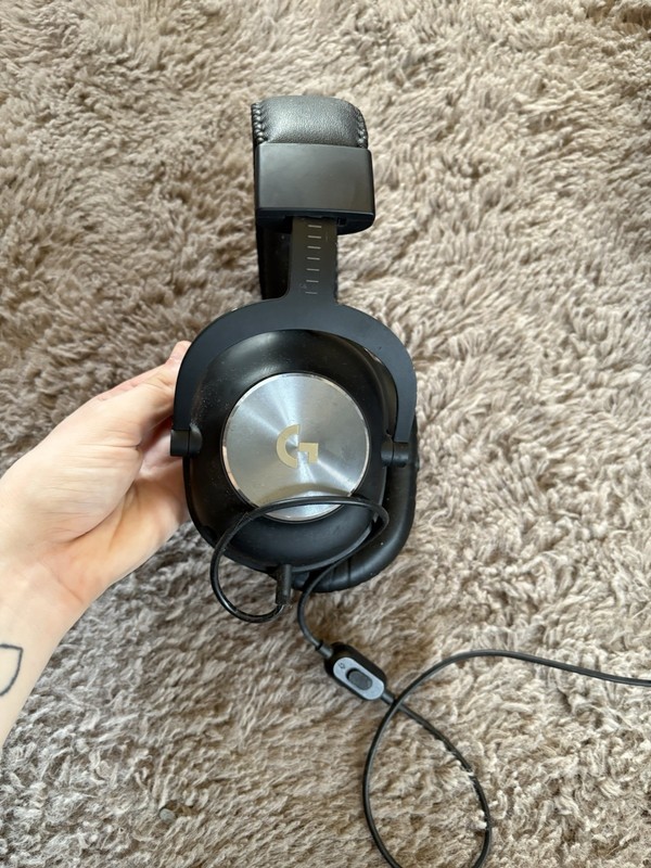 Logitech Pro 981-000812 Over the Head Wired Gaming Headset - Black