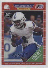 2021 Leaf Pro Set Metal Red Rainbow /100 Pooka Williams Jr #72 1e3h