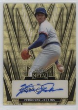 2024 Leaf Metal Gold Super Prismatic 1/1 Fergie Jenkins Ferguson Auto HOF 09dw