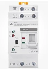 GEYA Mini ATS Dual Power Automatic Transfer Switch 2Pole-63A-AC110V