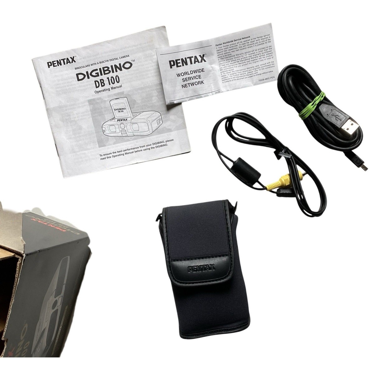 VIDEO Pentax Digibino DB 100 Digital Camera Binoculars JAPAN Boxed