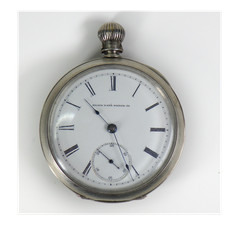Elgin G.M. Wheeler 13 Jewel 18 Size Pocket Watch Year 1880 Runs Great