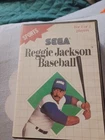 Reggie Jackson Baseball (Sega Master, 1988) Cib Tested Working