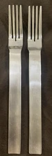Gourmet Settings Pure Modern Stainless 18/10 Set Of 2 Salad Forks(M)