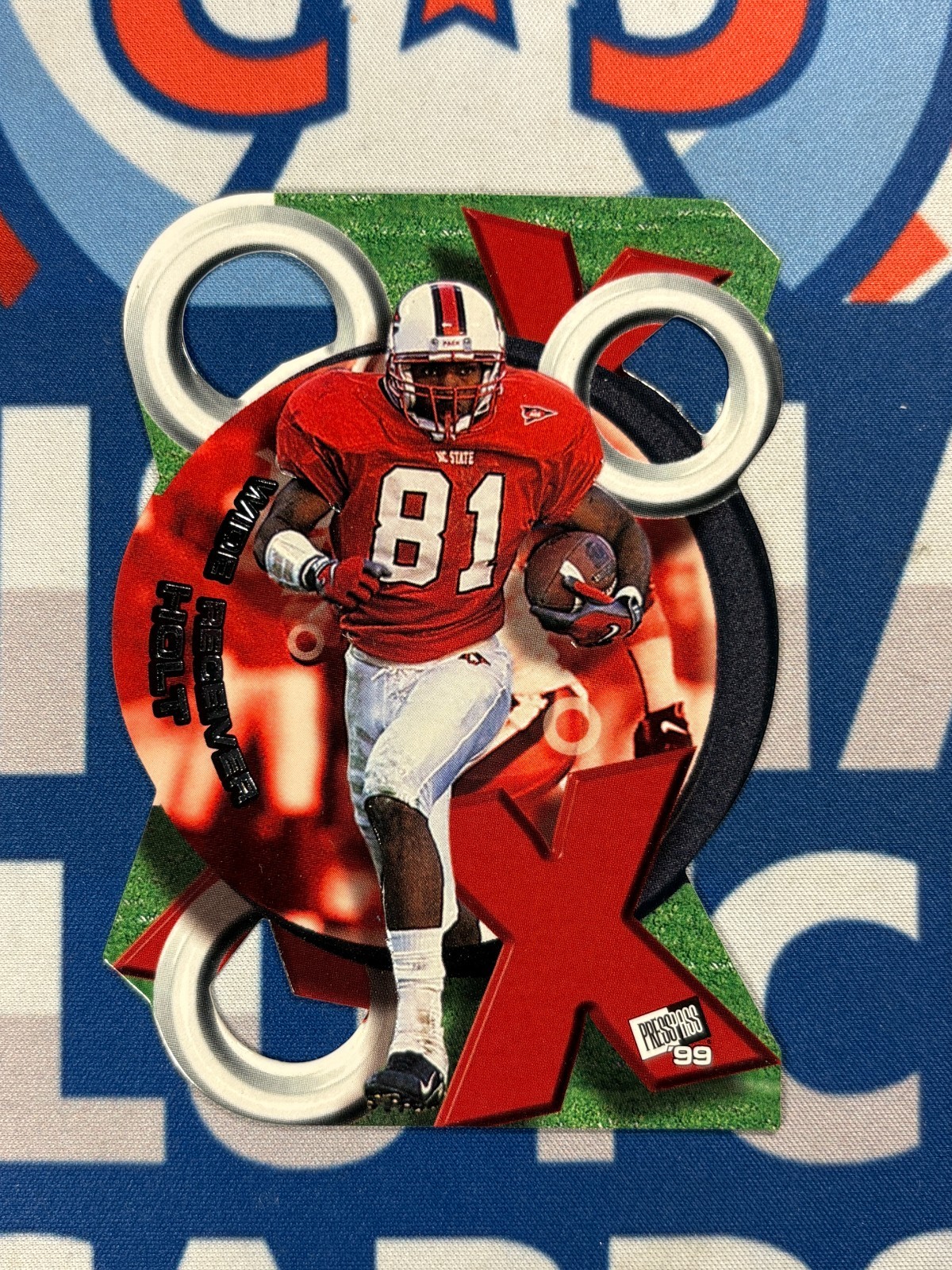 1999 Press Pass X's & O's Die-Cut RC Torry Holt #XO7