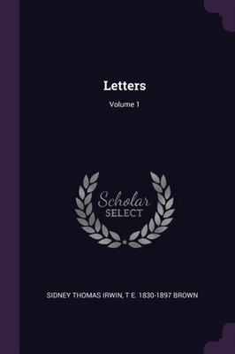 Irwin - Letters  Volume 1 - New paperback or softback - 10 - X555z