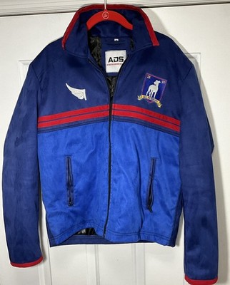 AFC Richmond Ted Lasso Jacket Zip Pockets Blue Full Zip Soccer Men s Medium