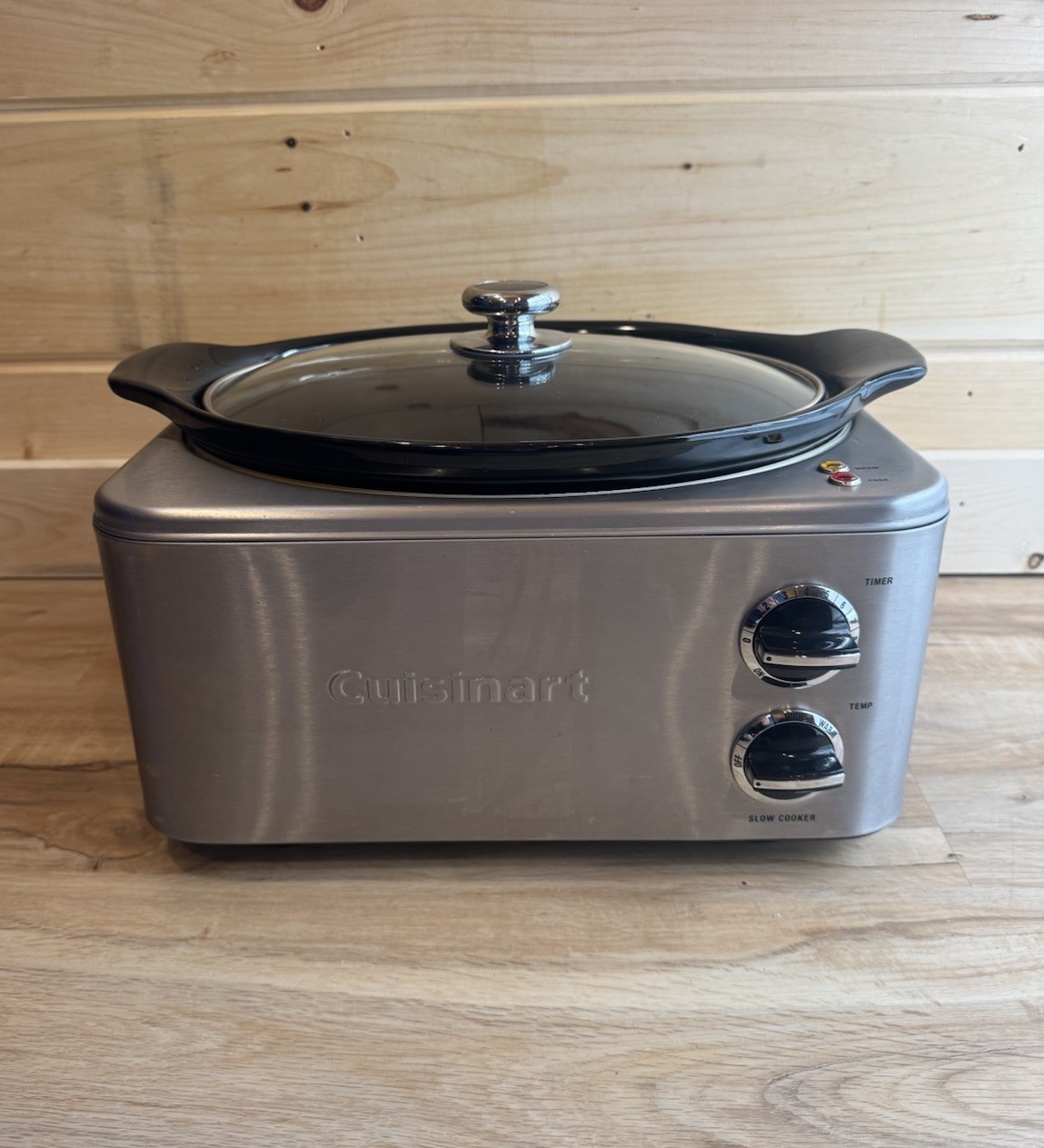 Cuisinart CSC-650 6.5 Qt Slow Cooker &ndash; Stainless Steel With Lid And Handle Works