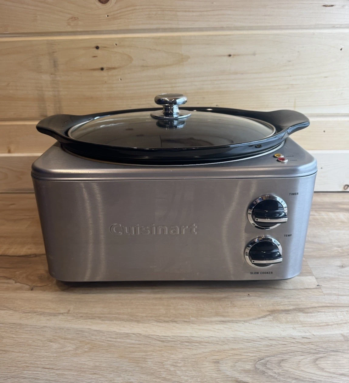 Cuisinart CSC-650 6.5 Qt Slow Cooker – Stainless Steel With Lid And Handle Works