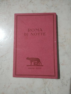   LOT 2 VINTAGE PHOTO ALBUMS - ROME + ROME AT NIGHT - FIRST SERIES - FEDA