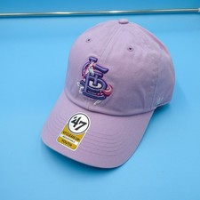 '47 Brand St Louis Cardinals Youth Hat Girls Purple Adjustable Strap Unicorn MLB