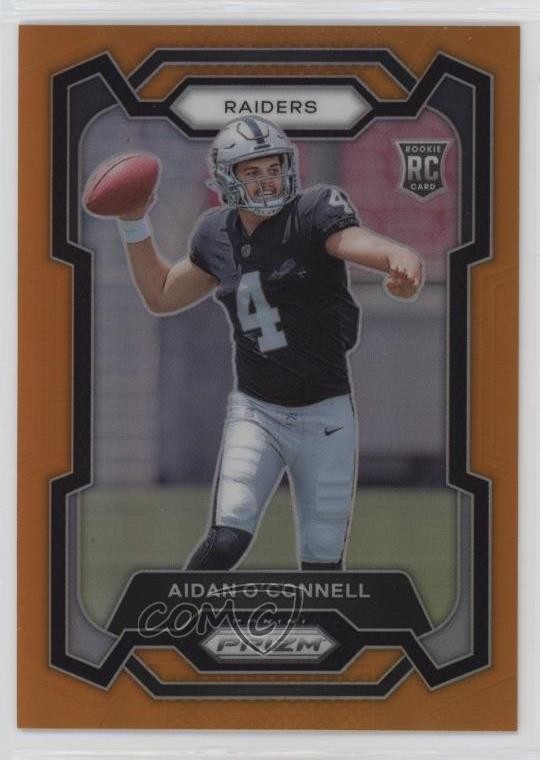 2023 Panini Prizm Rookies Orange 83/249 Aidan O'Connell #360 Rookie RC 1g4r