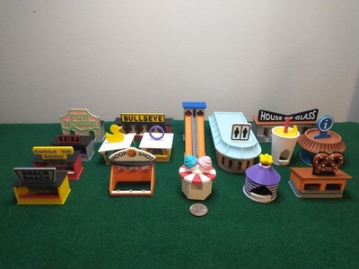 Carnival Booth Collection - 16 Booths - Sets  #1-4 - HO Scale