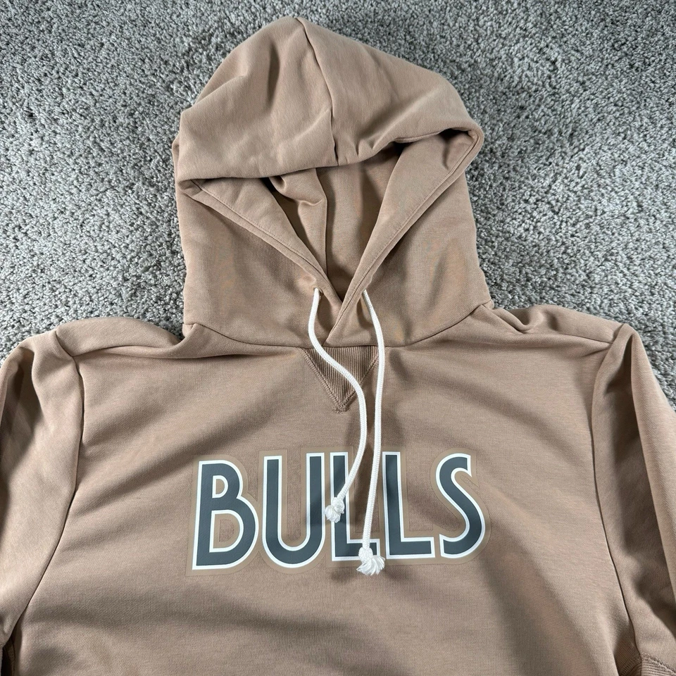 Chicago Bulls Nike City Edition Suéter Para Hombre Grande Bordado Streetwear Sudadera con Capucha Foto 2 de 4