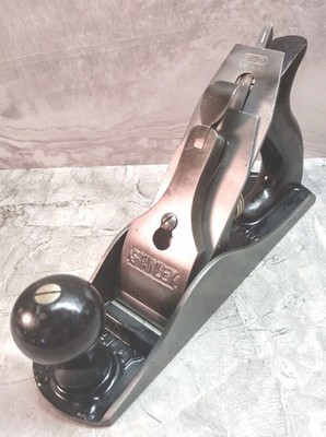 Vintage Stanley Bailey No. 4 Smooth Sole Wood Plane Woodworking Free Shipping 