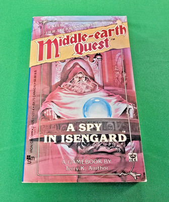 A Spy in Isengard ***VGC 1st/1st!!** Middle Earth Quest J R R Tolkien Gamebook 1