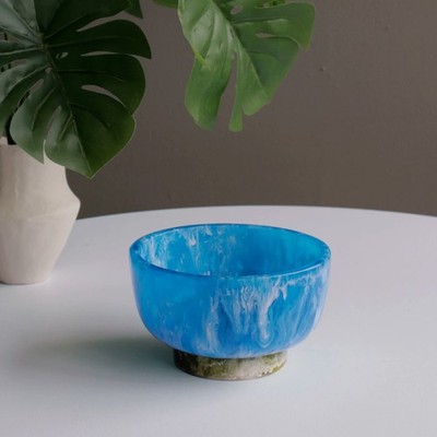 Beatriz Ball RESIN Rio Small Bowl with Base | 7'' | Resin Entertaining