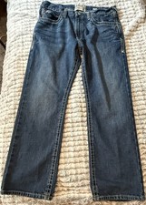 ARIAT Men's M5 Marston Straight Jean Gambler Blue Wash Size 38/32