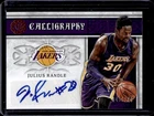 2016-17 Panini Excalibur Julius Randle Calligraphy Auto Autograph #/149 Lakers