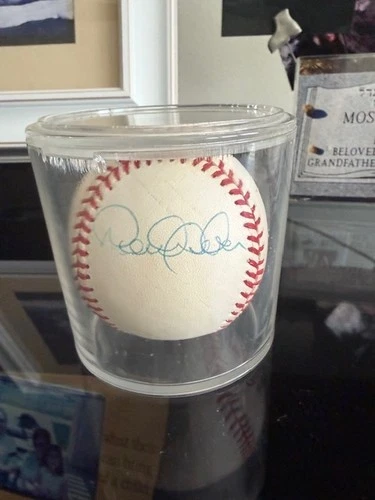 Derek Jeter Signed 1996 World Series Baseball PSA