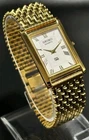 Vintage Seiko Slim Tank Quartz White Dial Gold Plated Rectangular Face Unisex
